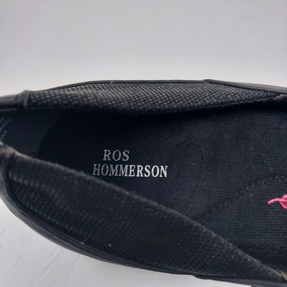 Ros Hommerson Black Slip On Comfort Shoes Size 9.5 - Picture 8 of 10